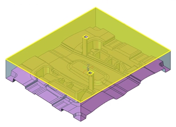 实例教程40：中望3D设计汽车塑料零件模具6-定模型芯镶件