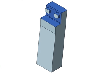 实例教程32：中望3D设计汽车塑料零件模具3-斜顶型芯镶件