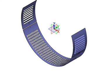 实例教程65：电机散热网罩建模设计